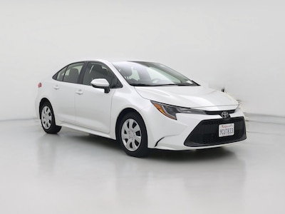 White 2022 Toyota Corolla LE