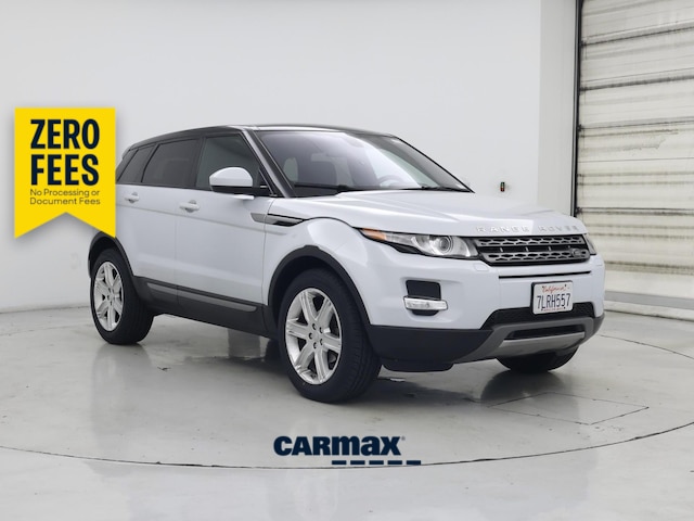 White 2015 Land Rover Range Rover Evoque Pure Plus Hatchback SUV / Crossover All-Wheel Drive Automatic