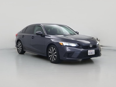 Gray 2022 Honda Civic EX