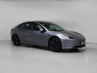 Silver 2025 Tesla Model 3 Long Range