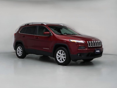 Red 2017 Jeep Cherokee Latitude