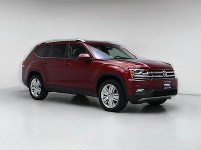 Red 2019 Volkswagen Atlas SE w/Tech