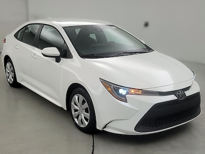 White 2021 Toyota Corolla LE