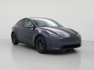 Gray 2020 Tesla Model Y Performance