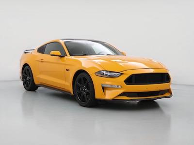 Orange 2019 Ford Mustang GT Premium
