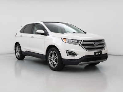 White 2016 Ford Edge Titanium