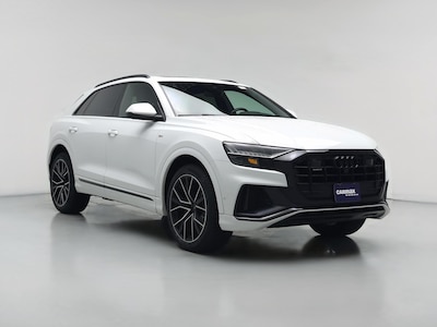 White 2021 Audi Q8 Premium Plus