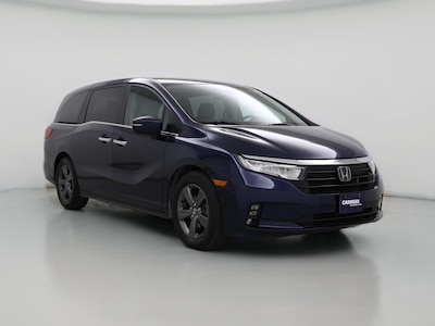 Blue 2022 Honda Odyssey EX