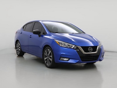 Blue 2020 Nissan Versa SR