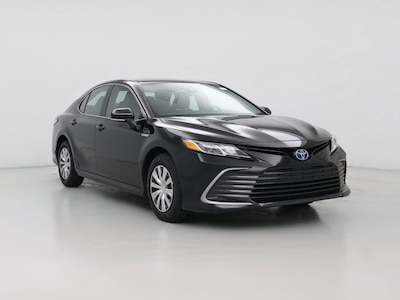 Black 2021 Toyota Camry Hybrid LE