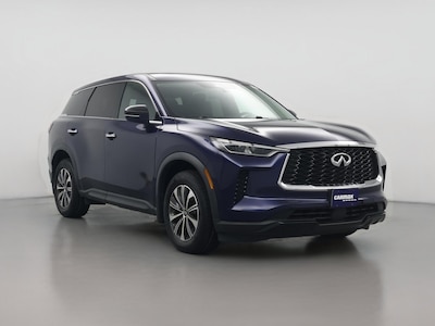 Blue 2022 Infiniti QX60 Pure