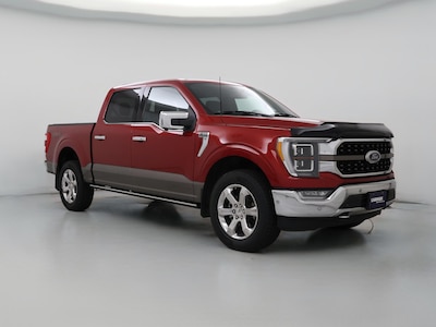 Red 2021 Ford F150 King Ranch