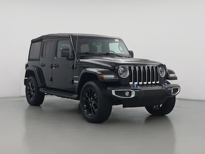 Black 2022 Jeep Wrangler 4XE PHEV Unlimited Sahara