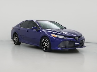 Blue 2018 Toyota Camry XLE