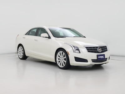 White 2014 Cadillac ATS Luxury