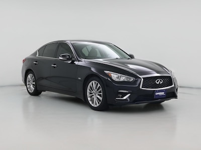 Black 2018 Infiniti Q50 Luxe