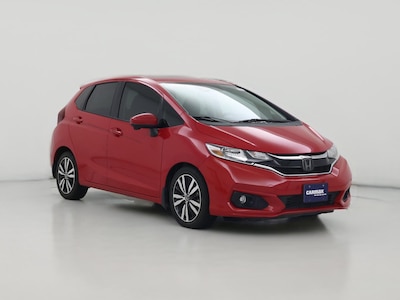 Red 2019 Honda Fit EX