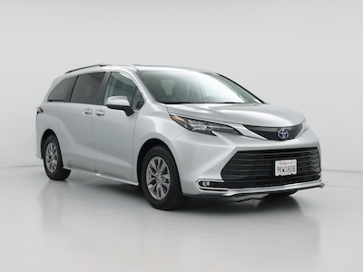 Silver 2024 Toyota Sienna Hybrid XLE