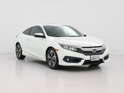 White 2018 Honda Civic EX-L