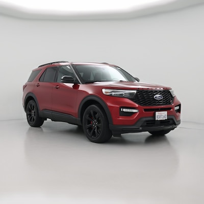 Red 2020 Ford Explorer ST