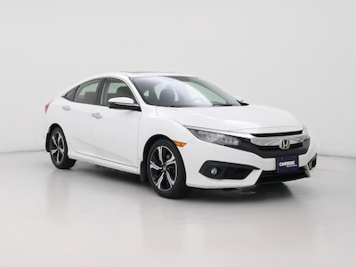 White 2018 Honda Civic Touring