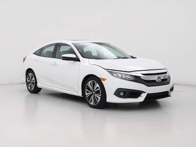 White 2018 Honda Civic EX-T