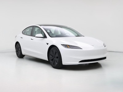 White 2025 Tesla Model 3 Long Range