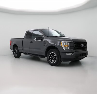 Gray 2021 Ford F150 XLT