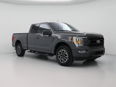 Gray 2021 Ford F150 XLT