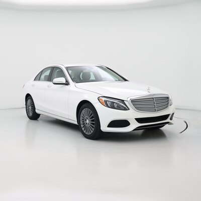 White 2015 Mercedes-Benz C300