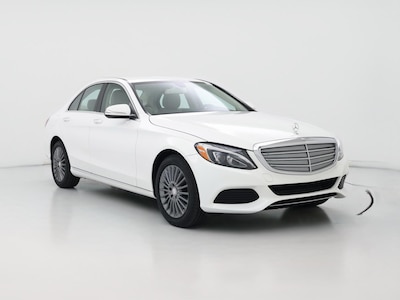 White 2015 Mercedes-Benz C300