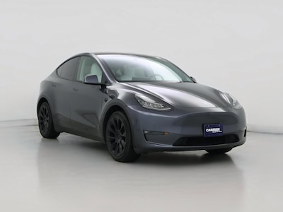 Gray 2021 Tesla Model Y Long Range