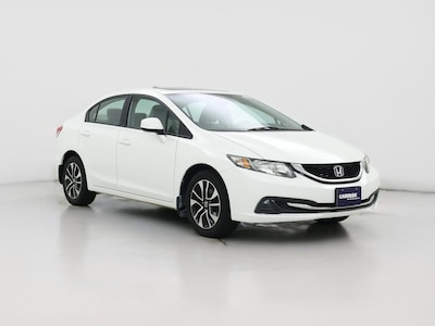 White 2013 Honda Civic EX