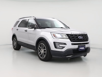 Silver 2017 Ford Explorer Sport