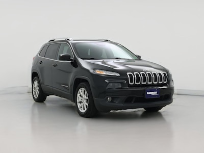 Black 2017 Jeep Cherokee Latitude