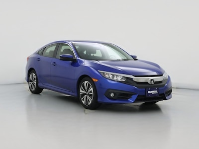 Blue 2018 Honda Civic EX-L