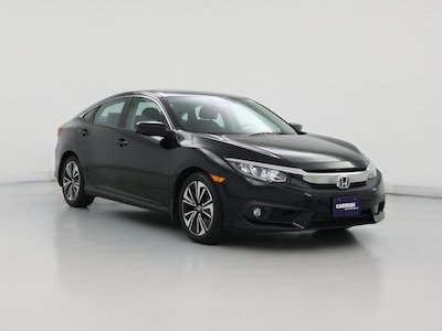 Black 2017 Honda Civic EX-L