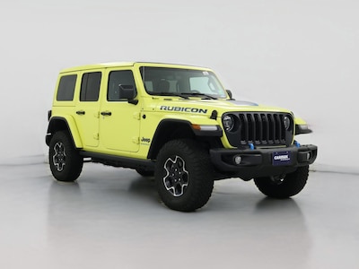 Yellow 2023 Jeep Wrangler 4XE PHEV Unlimited Rubicon