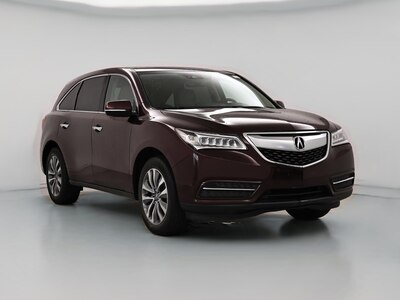Red 2016 Acura MDX