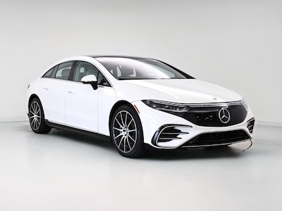 White 2022 Mercedes-Benz EQS450+