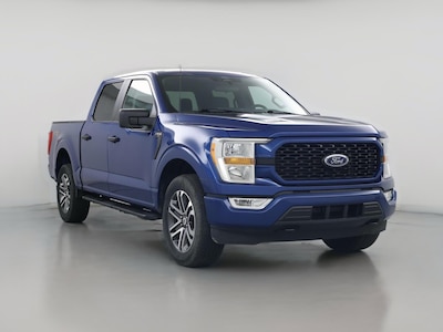 Blue 2022 Ford F150 XL