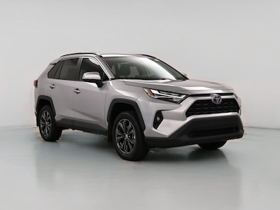 Silver 2022 Toyota RAV4 Hybrid XLE Premium