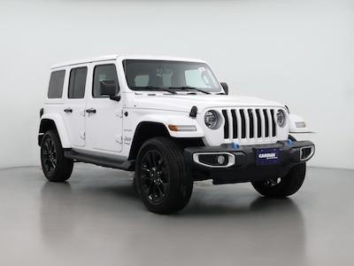 White 2022 Jeep Wrangler 4XE PHEV Unlimited Sahara