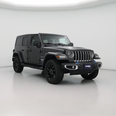 Gray 2022 Jeep Wrangler 4XE PHEV Unlimited Sahara