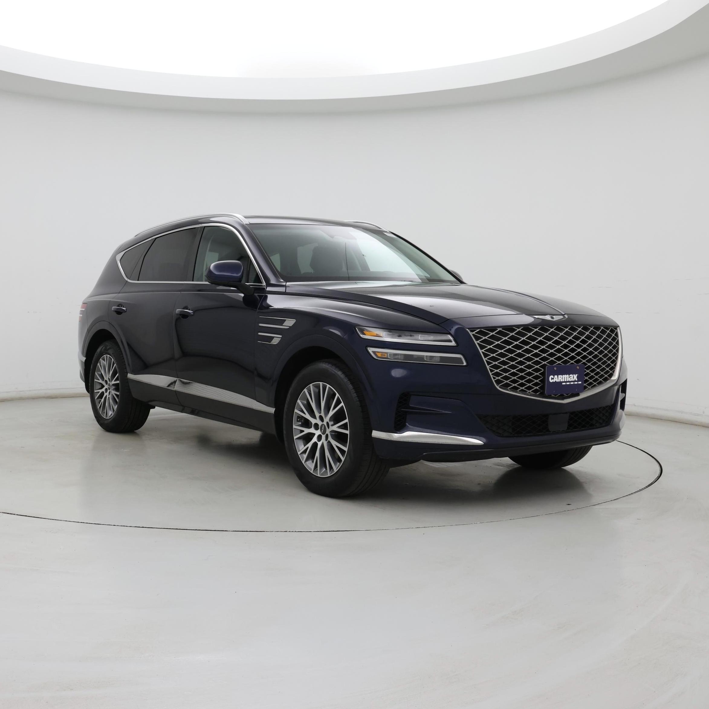 Blue 2022 Genesis GV80 SUV / Crossover Rear-Wheel Drive Automatic