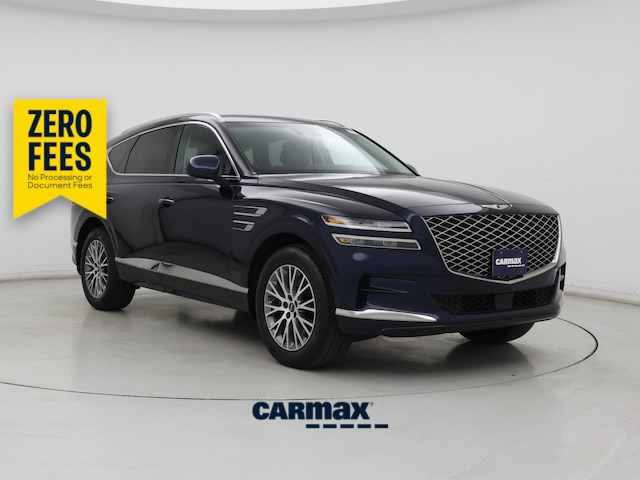 Blue 2022 Genesis GV80 SUV / Crossover Rear-Wheel Drive Automatic