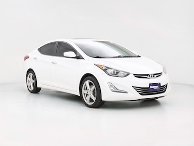 White 2014 Hyundai Elantra Limited