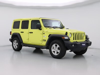 Yellow 2022 Jeep Wrangler Unlimited Sport S