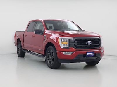 Red 2022 Ford F150 XLT