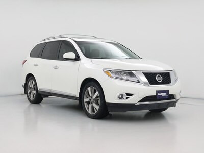 White 2015 Nissan Pathfinder Platinum